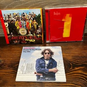 The Beatles‎ Lot of 2 & John Lennon Power to the People CD’s